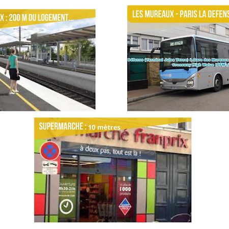 La Teranga - Wifi - Coeur De Ville - Gare Les Mureaux Dış mekan fotoğraf