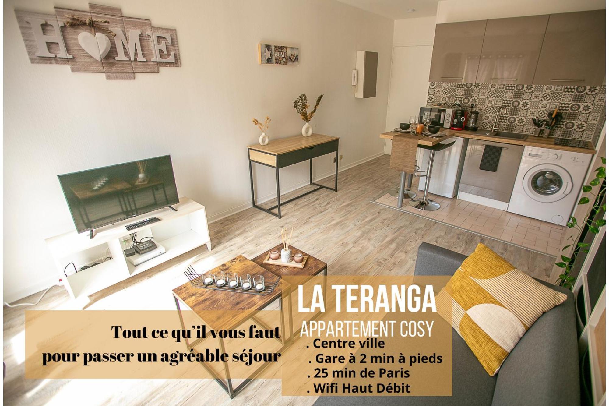 La Teranga - Wifi - Coeur De Ville - Gare Les Mureaux Dış mekan fotoğraf